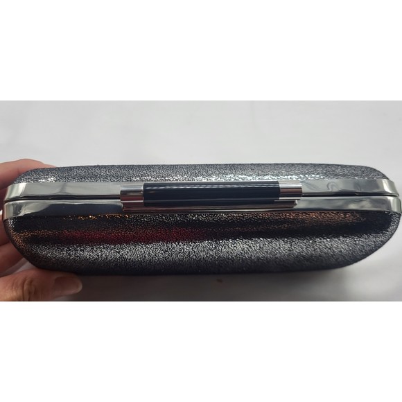 *New* Kate Landry Silver Clutch Crossbody - Picture 7 of 7